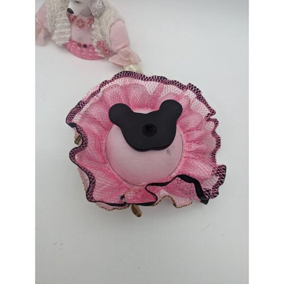 Katherine's Collection Wayne Kleski trinket box poodle dog pink black Rare HTF 7 - Picture 7 of 11